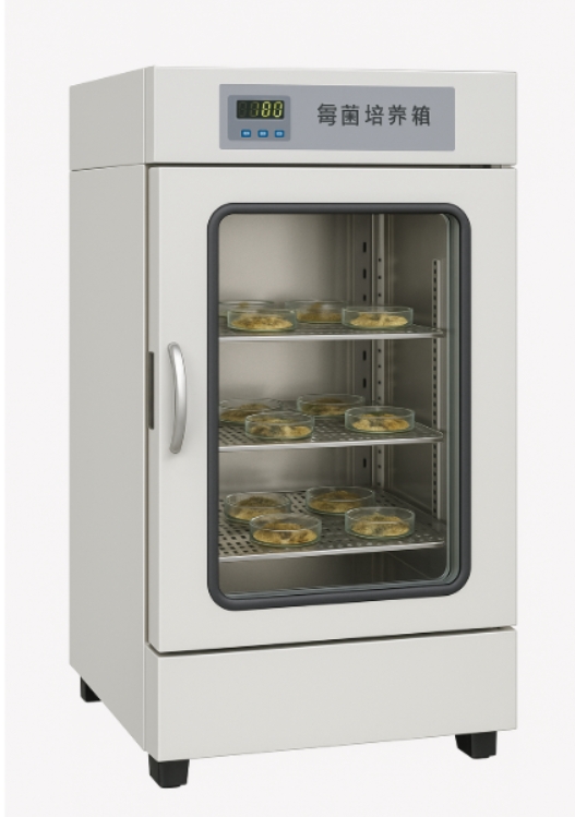 在现代生物实验和微生物研究中,实验条件的可控性对研究结果的准确性和重复性至关重要。霉菌作为一种普遍存在于自然环境中的真菌类微生物,在医药、生物、农业、食品、环境等多个领域都具有重要的研究和应用价值。为使其在人工环境下稳定生长、发育和繁殖,研究人员需要一个能够严格控制温度、湿度、光照等关键因素的设备,霉菌培养箱正是在这一需求下应运而生的专业实验仪器。
<BR>
<BR>霉菌培养箱不仅为霉菌的培养提供稳定环境,还广泛用于霉菌毒素检测、药物敏感性测试、发酵工艺优化、食品腐败机制研究等。本文将系统阐述霉菌培养箱的定义、工作原理、构造特点、操作方法、适用场景及未来发展,帮助读者全面理解其在科研与生产中的关键作用。